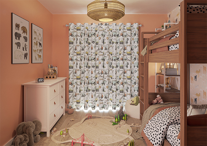 Tinker Town, Technicolour - Made to Measure Curtains - Image 15